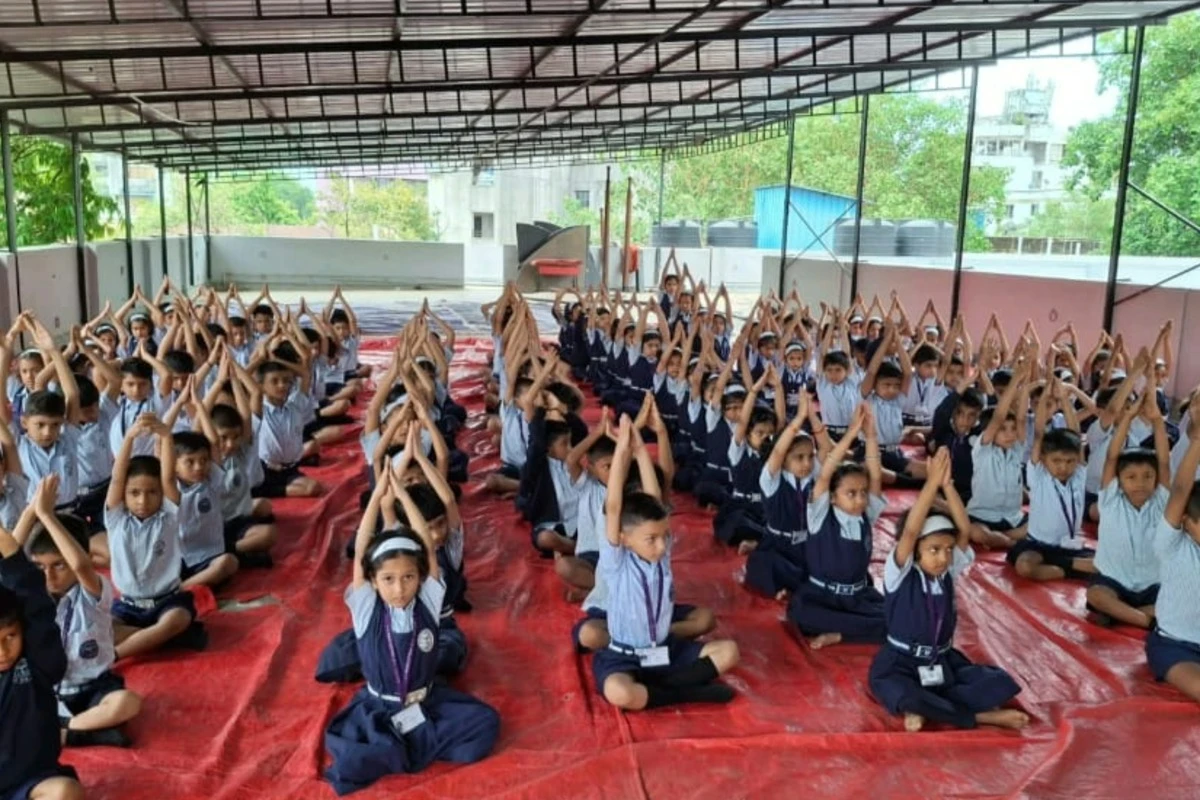 जागतिक योगदिन व  संगीतदिन साजरा